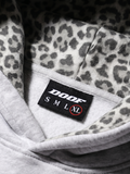 DOOF Leopard Trim Hoodie